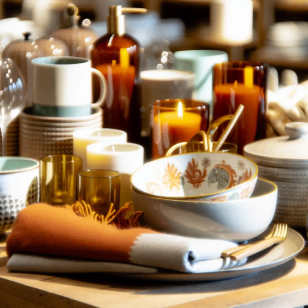 Sezonowa kolekcja akcesoriów domowych dopasowana kolorystycznie do pory roku