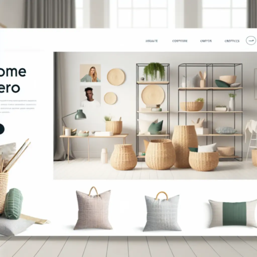 Stylowe akcesoria domowe prezentowane na jasnym tle